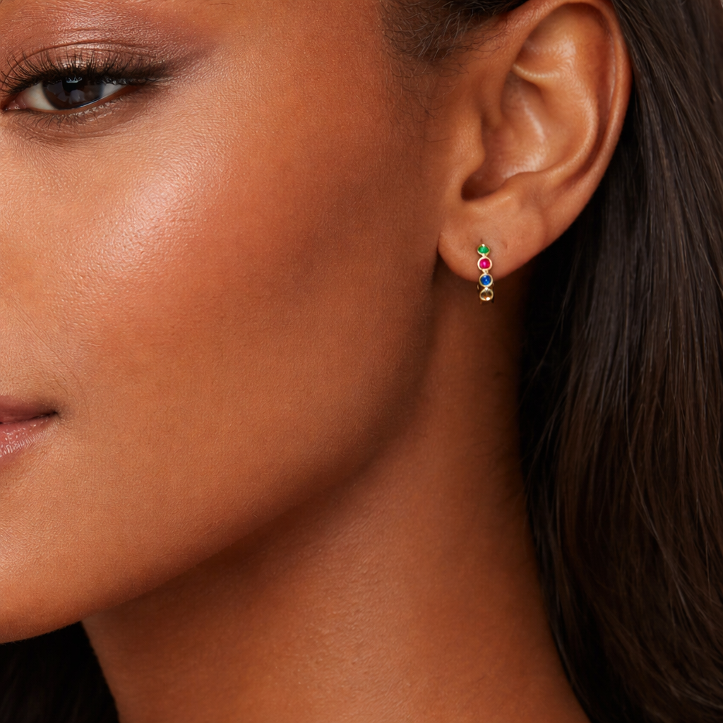 Rainbow Orbit Earrings