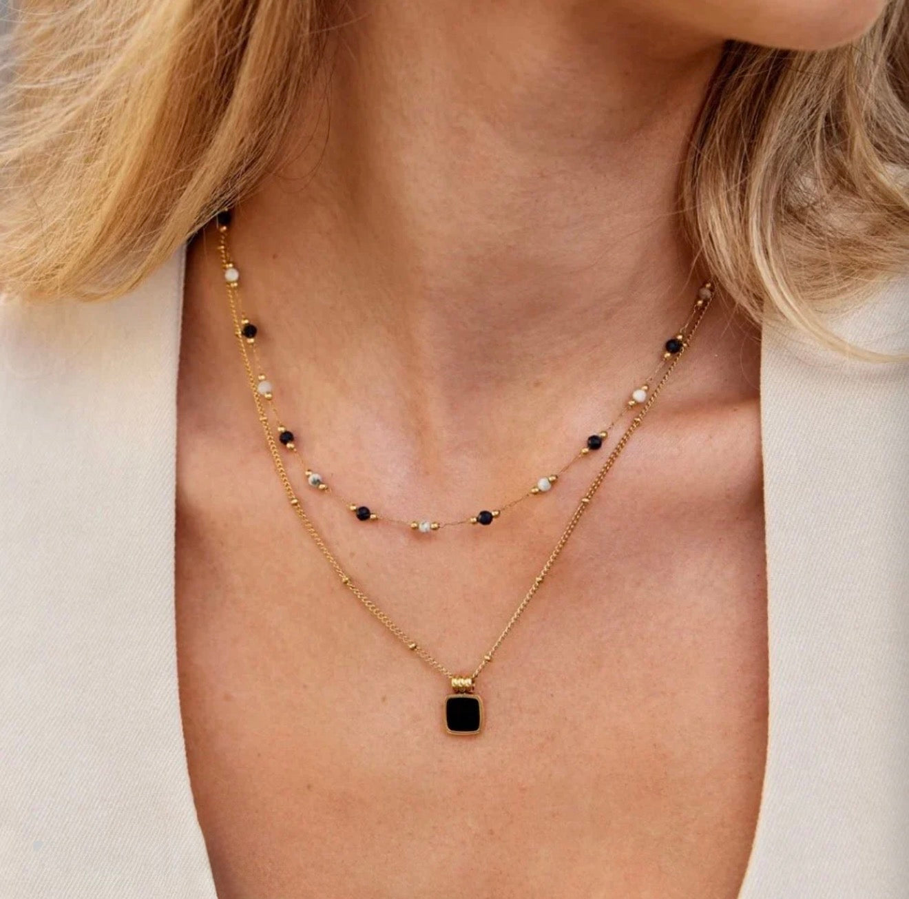 Onyx Elegance Necklace