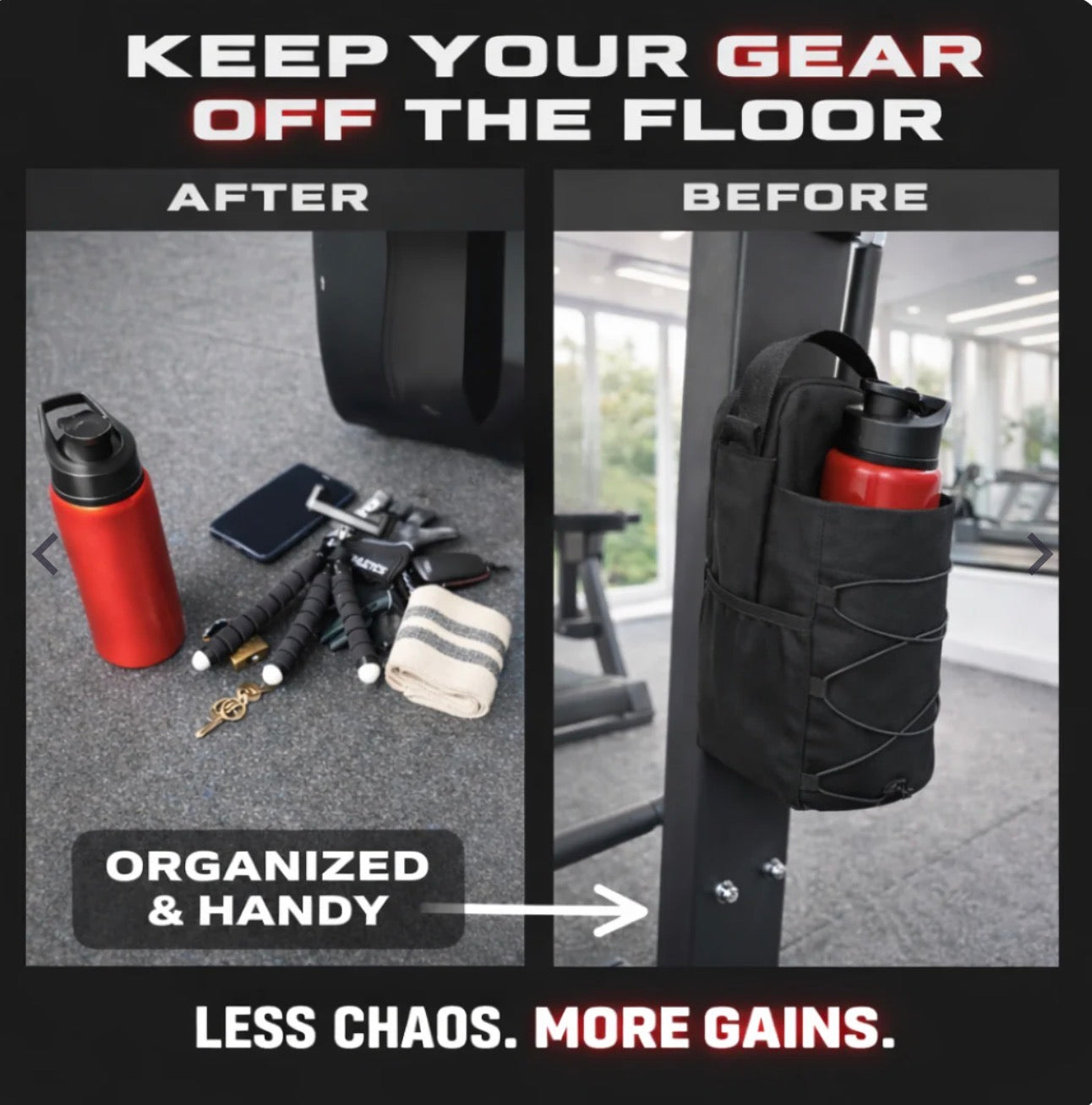 Magnetic Gym Bag