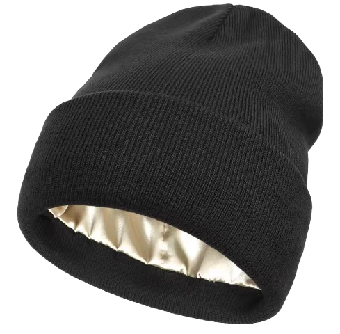 Anti-Frizz Silk Lined Beanie