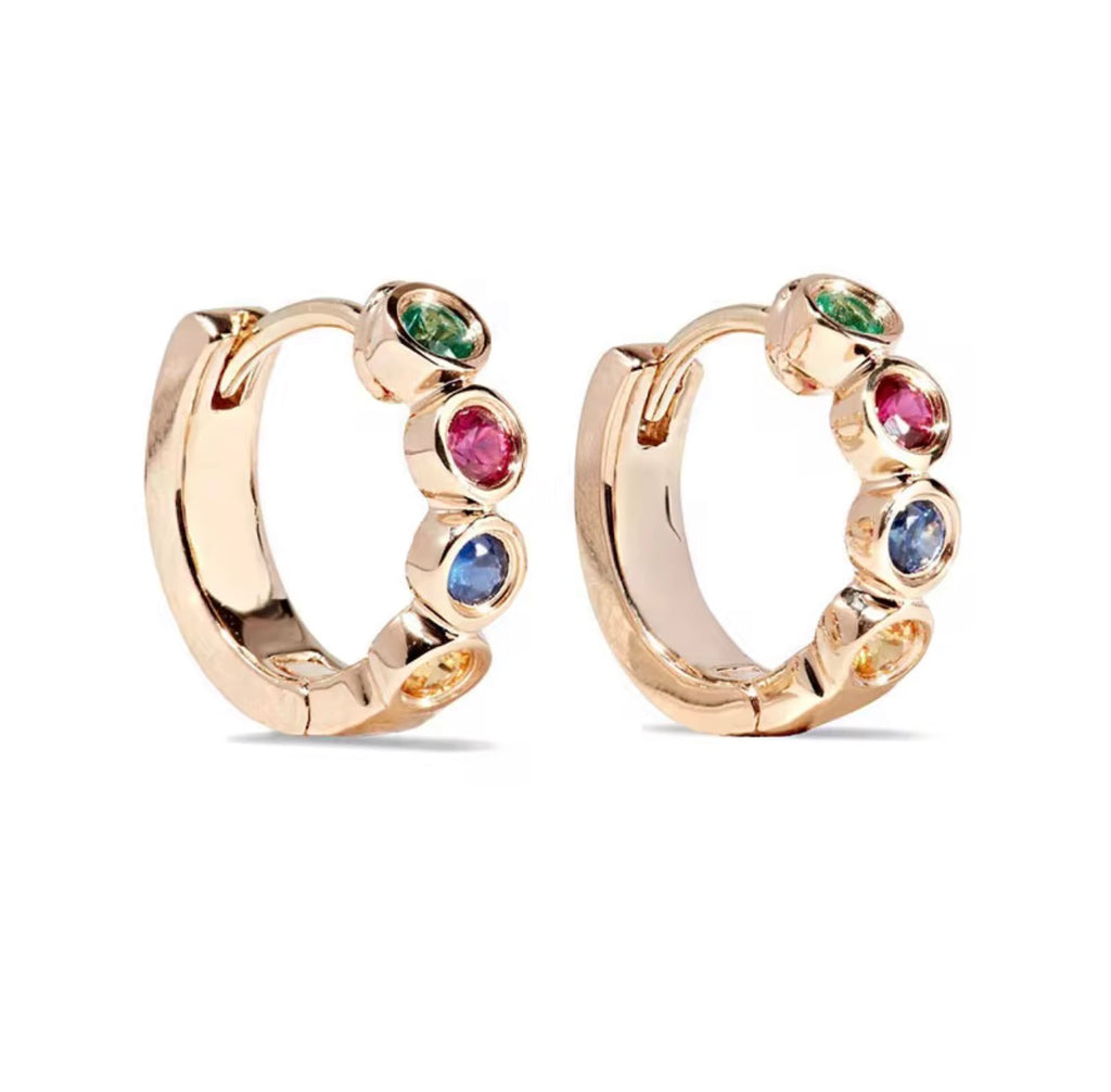 Rainbow Orbit Earrings