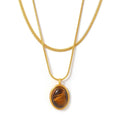 Lion Double necklace