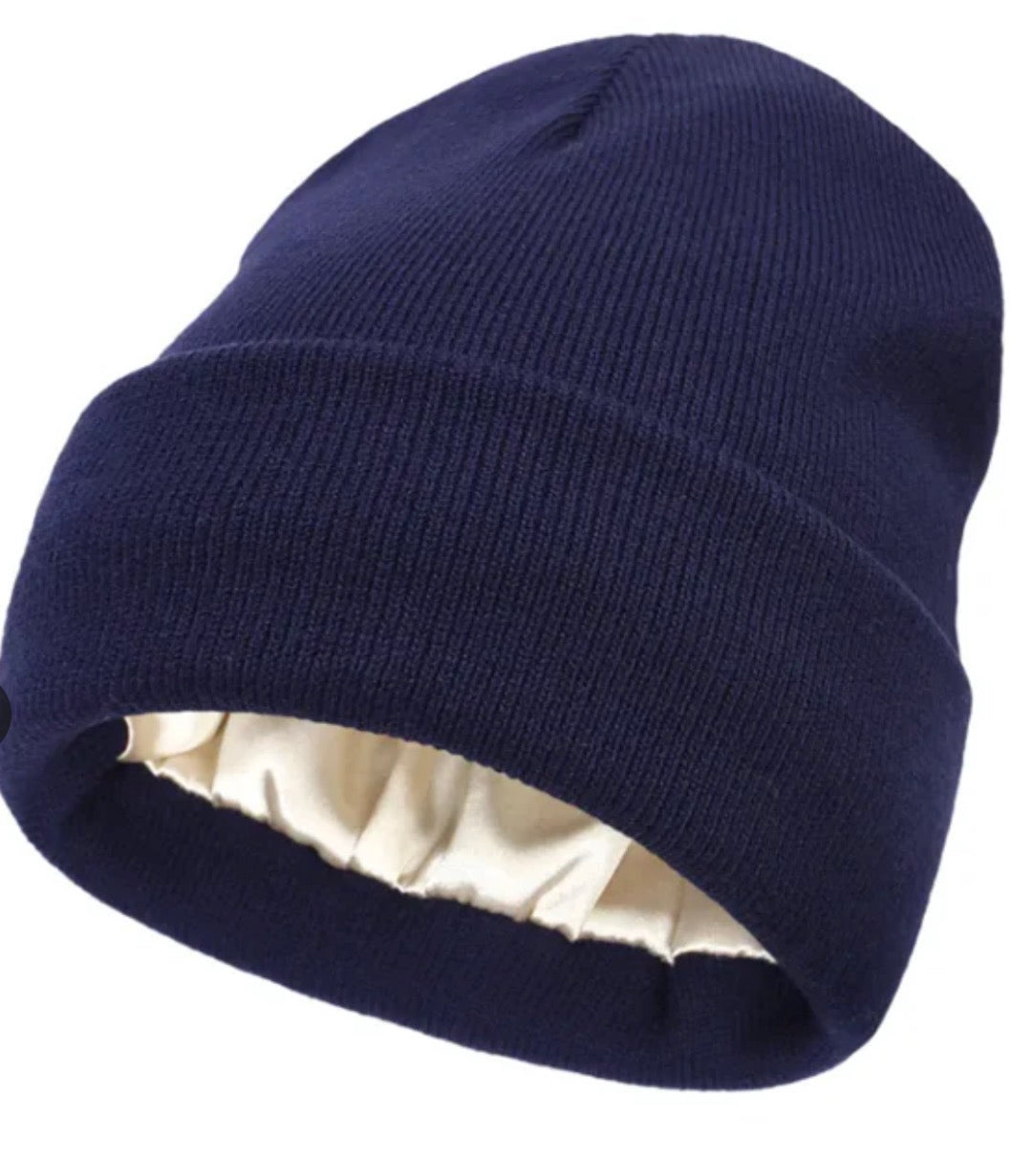 Anti-Frizz Silk Lined Beanie