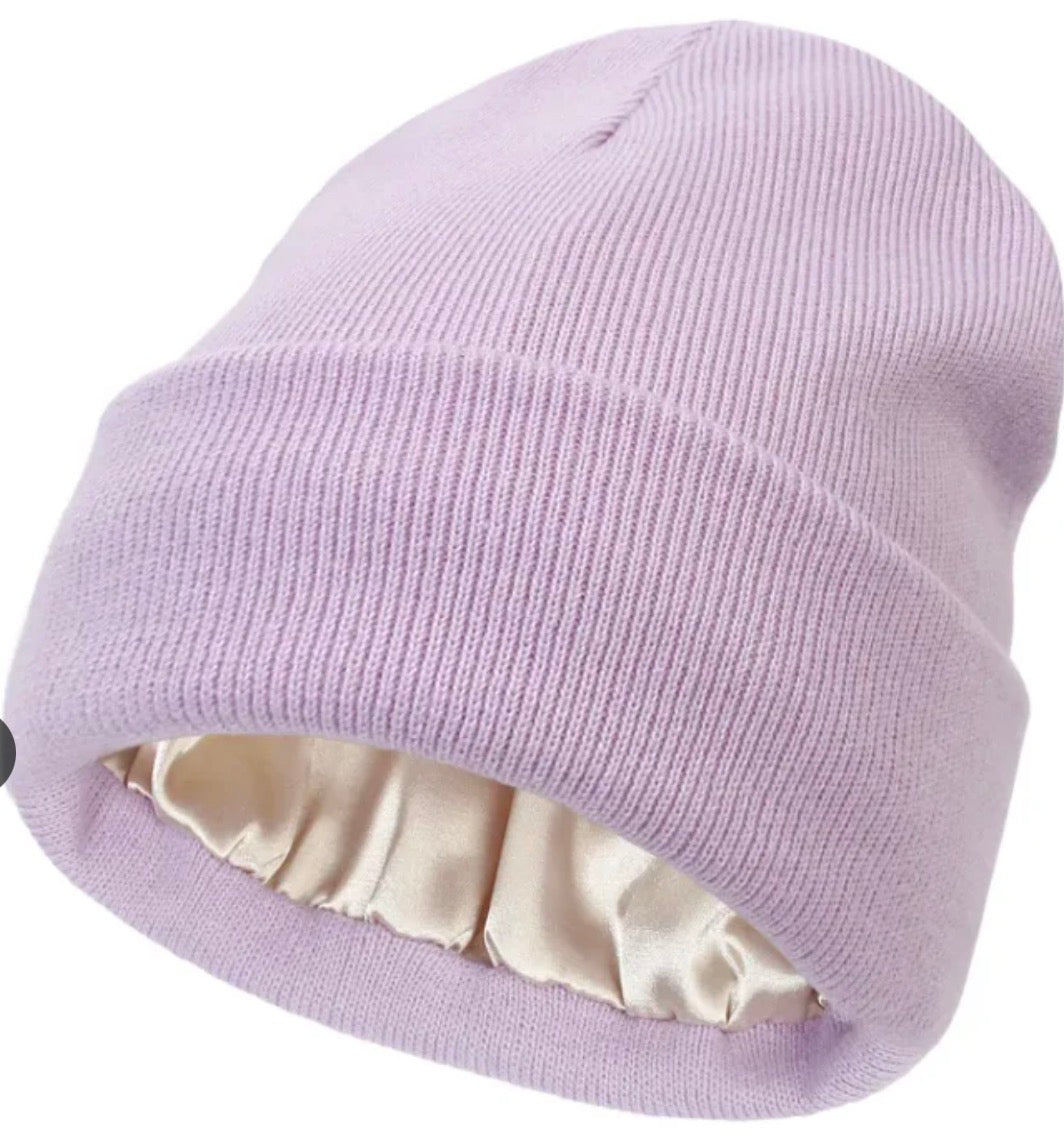 Anti-Frizz Silk Lined Beanie