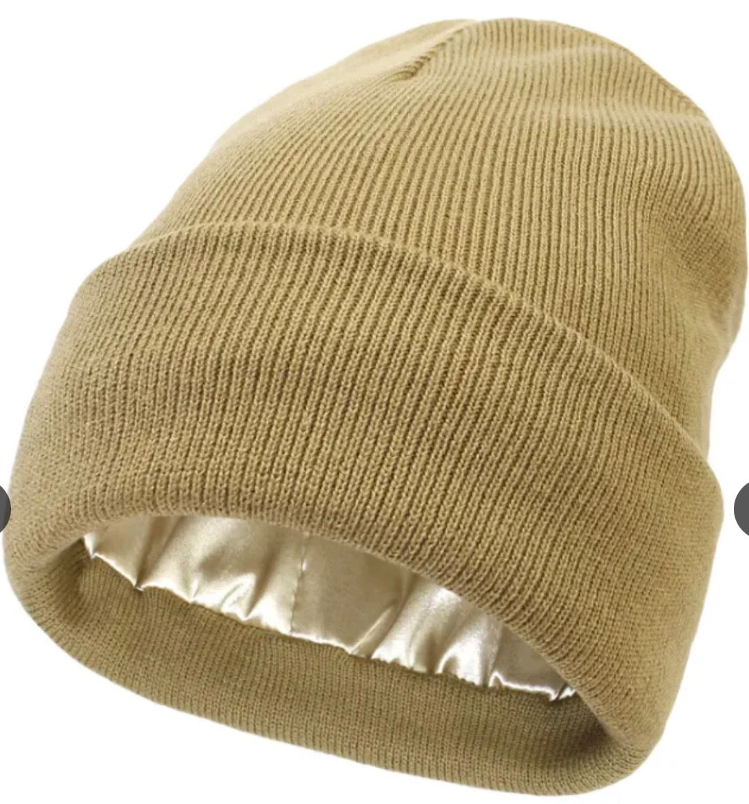 Anti-Frizz Silk Lined Beanie