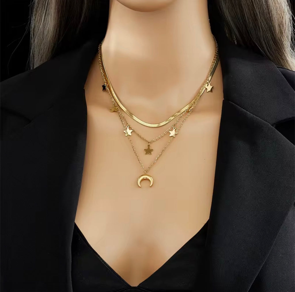 Luna Gold Necklace
