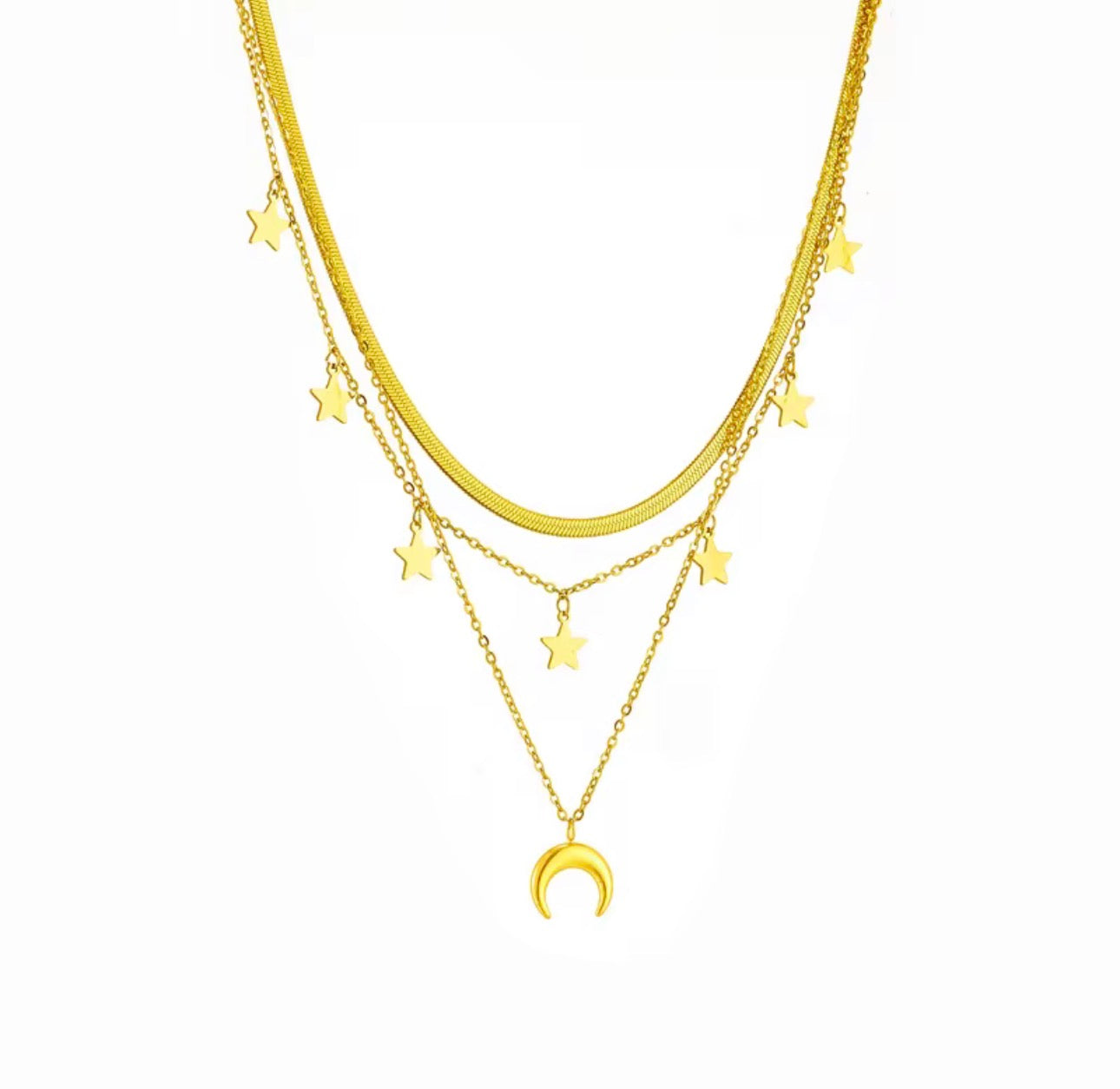Luna Gold Necklace