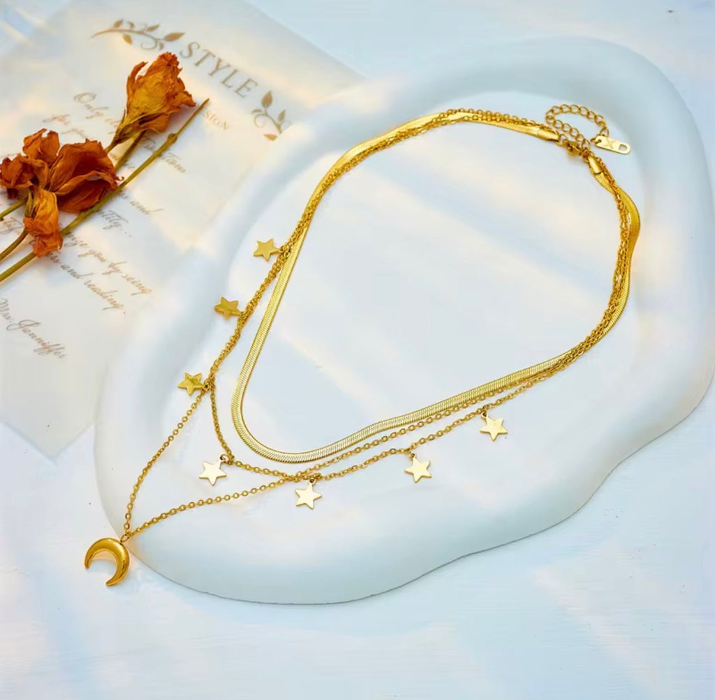 Luna Gold Necklace