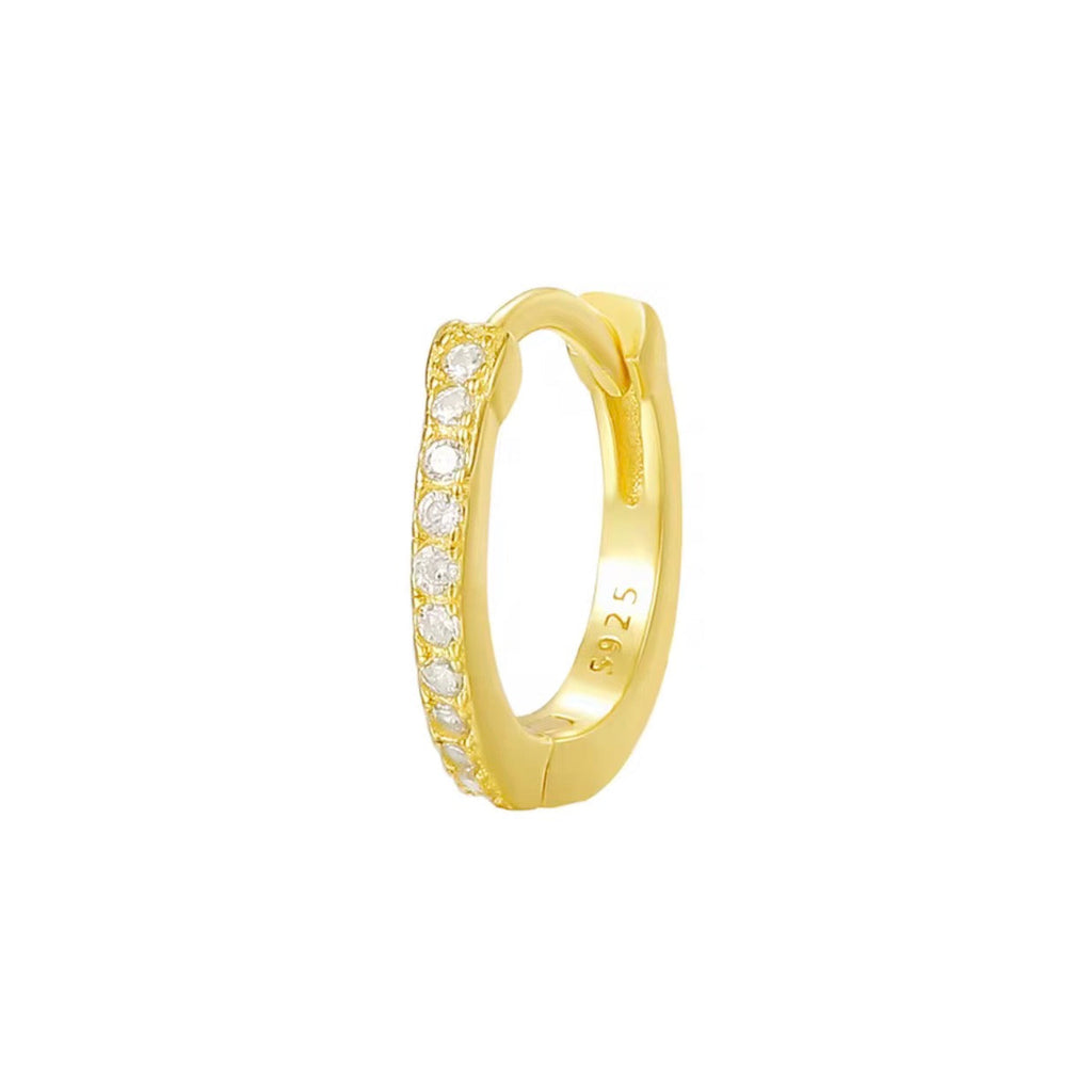 Timeless Crystal Hoops